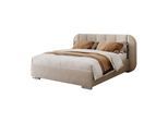 BETT AMARA SILVER 180x200 gepolstert mit Stauraum und Lattenrost, Royal Velvet 180