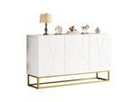 SIDEBOARD Weiß 130/35/76 CM