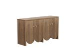 SIDEBOARD Elegantes in Walnuss Optik, 147/40/80cm