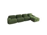 ECKSOFA 4-Sitzer in Premium-Cord Montagefrei & Rutschfest