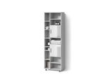BADSCHRANK Eisak Weiß Hochglanz 60 x 190 cm
