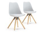 STUHL 2er-Set Jeff Grau
