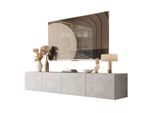 TV-LOWBOARD COLGANTE BETON 200 cm Hängeschrank