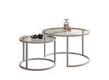 COUCHTISCH CIRI 2-in-1 GLAS KASCHMIR