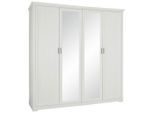 Drehtürenschrank Marilou -Exklusiv- 213,9/220/63,6 cm Weiss