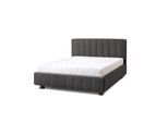 Letti Moderni Polsterbett Calma 160x200 in Siena Dark Gray