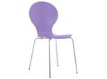 CLP Stapelstuhl Diego I Komfortabler Esszimmerstuhl I Metallgestell, Holzsitz I Ergonomisches Design I Platzsparend In Esszimmer Und Küche