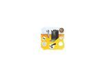 Untertheken Komplett Set - Zapfanlage STREAM 50K mit Luftpumpe Bierkoffer, Bierzapfanlage, Durchlaufkühler 2-leitig Trockenkühler, bis zu 55 L/h - BLACK EDITION, Zapfkopf:Flach,Zapfkopf 2:NC Adapter