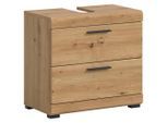 Mid.you , Eiche Artisan , Holzwerkstoff , Holzoptik , 2 Schublade(n) Schubladen , 60x56x34 cm , stehend , Badezimmer, Badezimmermöbel, Badezimmerschränke, Waschbeckenunterschränke