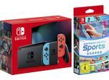 NINTENDO SWITCH Konsolen-Set, bunt (neonrot, neonblau), B:23,9cm H:10,2cm T:1,39cm, Spielekonsolen, inkl. Switch Sports