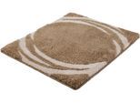 Badematte KLEINE WOLKE "»Mystic«, Badvorleger, Badezimmer Teppich", taupe, H:25mm, Polyacryl, Badematten, Badematte, Badteppich, modernes Design, Hoch-Tief Effekt, rechteckig & rund