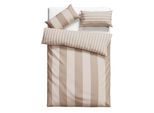 Bettwäsche OTTO HOME "Sari in verschiedenen Qualitäten", beige, B/L: 135cm x 200cm, 1 Stk., 1 Stk., Flanell, B/L: 80cm x 40cm, 2, Flanell, Obermaterial: 100% Baumwolle, Bettwäsche, Bettwäsche, ab Gr. 135x200 cm, Wendedesign, moderne Bettwäsche mit Streifen
