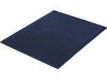 Badematte KLEINE WOLKE "»Velvet«, Badvorleger, Badezimmer Teppich", navy, H:5mm, Polyester, Badematten, Badematte, Badteppich, Uni Farben, Samt-Optik, leichter Schimmer