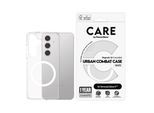CARE BY PANZERGLASS Handyhülle "Magnetic QI Compatible Urban Combat Case für Samsung Galaxy S25", weiß, B:11cm H:2,5cm T:20cm, Hüllen, Backcover, Schutzhülle, Handyschutzhülle, Case, Schutzcase, stoßfest