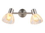 GLOBO LIGHTING Deckenstrahler "ZACHERY", silber (nickel matt), H: 19cm, 1 Stk., Leuchten, Spot Deckenspot Flur Schlafzimmer Wohnzimmer, Deckenstrahler