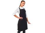 Premier - Herren/Damen Unisex Latzschürze "Barista" (Schwarz)