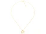 Orphelia 'Elaine' Damen 925 Sterling Silber Set: Ketten-Anhänger + Ohrringe - Gold SET-7084/2