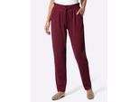 Schlupfhose, Damen, Gr. 24, Kurzgrößen, bordeaux, 95% Polyester, 5% Elasthan, unifarben, Hosen Schlupfhose