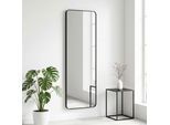 Spiegel OTTO HOME "Standspiegel Addrik, wahlweise in 2 Größen 150x40cm oder 160x50cm", schwarz, B:50cm H:160cm T:2,7cm, Glas, Spiegel, Spiegel, Ganzkörperspiegel mit Sicherheitsglas, in verschiedenen Farben, Topseller