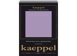 Spannbettlaken KAEPPEL "Single Jersey Mako Cotton", lila (mauve), L:200cm, Jersey, Obermaterial: 100% Baumwolle, Bettlaken, Spannbettlaken, Bettlaken aus 100% Baumwolle
