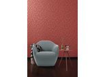 Sessel "CR.480 Designsessel, Loungesessel, Breite 79cm", grau (wasserblau, steingrau 044, 72), B:79cm H:73cm T:82cm, Chenille COCO (72% Polyester 15% Baumwolle 13% Polyacryl), CREATION BY ROLF BENZ, Sessel, Sessel, Wahlweise aus Leder oder Chenille