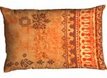 Kissenbezug CASATEX "Indi", orange (terrakotta), B:40cm L:80cm, Biber, Obermaterial: 100% Baumwolle, Kissenbezüge, Kissenbezug, Kissenbezug mit Ornamenten, passend zur Bettwäsche in Qualität Biber