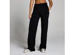 MP Damen Basics Jogginghose mit langer Passform und geradem Bein – Schwarz - XL