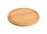 Holz-Brotzeitbrett, 25 cm Ø