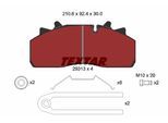 TEXTAR Bremsbelagsatz, Scheibenbremse Lightweight Technology 2931301 für DAF