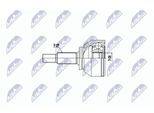 NTY Gelenksatz, Antriebswelle npzpl041 Vorderachse links für Opel RENAULT