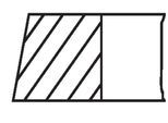 MAHLE Kolbenringsatz 01208n0 für Opel
