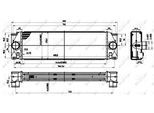NRF Ladeluftkühler 30310 für DODGE Mercedes VW