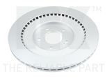 NK Bremsscheibe 319977 belüftet 345mm 20mm für KIA