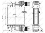 NRF Ladeluftkühler 30866 für NISSAN RENAULT