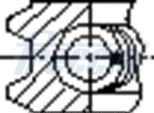 FRECCIA Kolbenringsatz fr10382300 für RENAULT