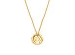 Kette mit Anhänger MICHAEL KORS "Schmuck Geschenk Metall Halskette PREMIUM", gold (gelbgoldfarben), Halsketten, Damen, ohne Zirkonia, Metall, L: 45,5 B: 1mm, wahlweise mit oder ohne Zirkonia, B:1mm