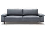 2-Sitzer "CR.450 elegantes Designsofa mit hohem Sitzkomfort. Breite 180cm", blau (saphierblau, steingrau), B:180cm H:85cm T:95cm, CREATION BY ROLF BENZ, Sofas