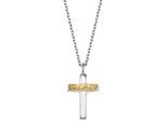 Kette mit Anhänger ENGELSRUFER "Dein geflügelter Schutzengel für die Ewigkeit", gold (silberfarben, gelbgoldfarben), Halsketten, Damen, Silber 925 (Sterlingsilber), L: 44 B: 1,4mm, B:1,4mm