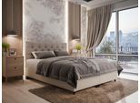 Boxbett FORTE "CABO erhältlich in den Breiten 140cm, 160cm & 180cm, inkl. Bettkasten", dunkelbeige, B:184cm L:215cm, Der Bezugsstoff Wind aus der Davis-Kollektion ist ein moderner Strukturstoff mit angenehm weicher Oberfläche. Er kombiniert ansprechendes Design mit hoher Strapazierfähigkeit. Der Stoff ist schwer entflammbar (Zigarettentest bestanden), REACH-zertifiziert und frei von Schadstoffen –