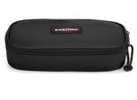 Schreibgeräteetui EASTPAK "OVAL SINGLE", Kinder, schwarz, Polyester, Schreibgeräteetuis, Schulmäppchen, im praktischen Design und Logo-Patch