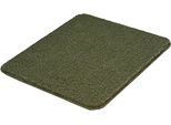 Badematte KLEINE WOLKE "Marco, Badvorleger, Badezimmer Teppich", grün (forest), H:20mm, Polyester, Badematten, Badematte, Badteppich, Uni Farben