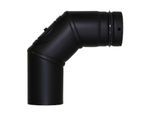 Bertrams Pelletino Bogen 10SBRV90-100G 90°, mit Reinigungsöffnung, 100 x 0,6 mm, gussgrau