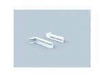 Bertrams Polyline LAS Verlängerungswinkel 41WH450 Wandabstand 100-450 mm, für DN 80/125, weiß