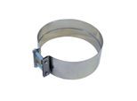 Bertrams VLE-Plus Verbindungsschelle 19VS180 Ø 180 x 0,6 mm, 46 mm, Edelstahl V4A
