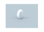 Bertrams Polyline LAS Rosette 41RO60 DN 60/100, weiß