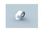 Bertrams Polyline LAS Bogen 41BG87-60 87°, innen, weiß, DN 60/100