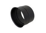 Bertrams ST-Pu Wandfutter 08WFE300 Ø 300 mm, einfach, 120 mm lang, 1 mm, pulverbeschichtet, schwarz