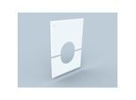 Bertrams Polyline LAS Wandblende 41WG80-2 DN 80/125, 2-tlg., weiß