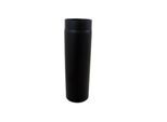 Bertrams ST-Pu Rauchrohr 08RL500-200L 500 mm, Ø 200 mm, pulverbeschichtet, schwarz