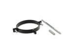 Bertrams Pelletino Rohrschelle 10RS100S 100 x 0,6 mm, schwarz, mit Stockschraube